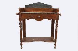 19TH-CENTURY PINE WASH STAND