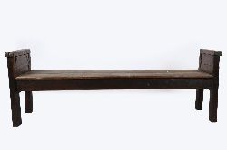 18TH-CENTURY PINE SETTLE BENCH