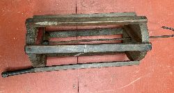 19TH-CENTURY STRAW ROPE TWISTER