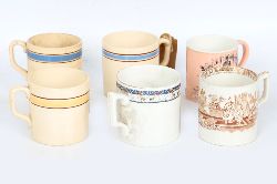 GROUP OF 6 LATE 19TH-CENTURY MUGS