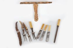 19TH-CENTURY PINE KNIFE RACK