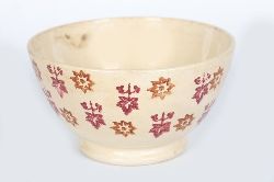 19TH-CENTURY SPONGEWARE BOWL
