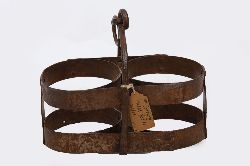 19TH-CENTURY METAL BOTTLE COOLER