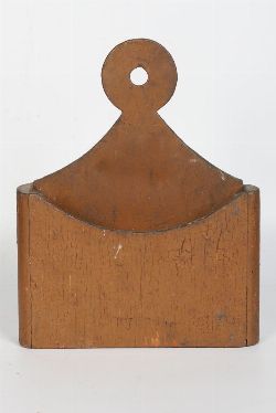 19TH-CENTURY PINE CANDLEBOX