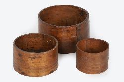 SET OF 3 19TH-CENTURY GRAIN MEASURES