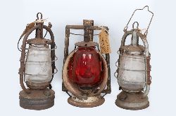 4 ANTIQUE TILLEY LAMPS