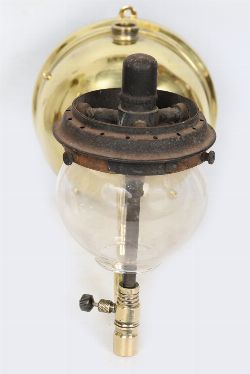 WALL-MOUNTED BRASS TILLEY LAMP