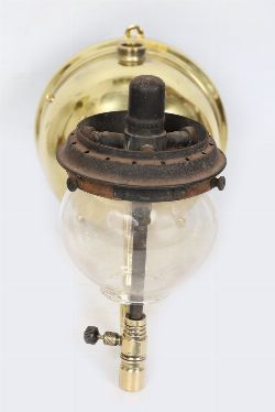 WALL-MOUNTED BRASS TILLEY LAMP