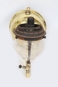 WALL-MOUNTED BRASS TILLEY LAMP