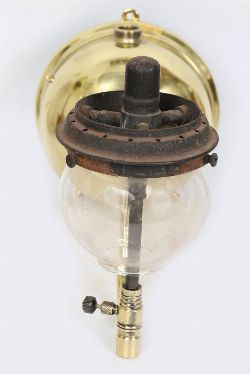 WALL-MOUNTED BRASS TILLEY LAMP