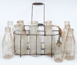 MILK BOTTLE HOLDER WITH TWELVE BOTTLES