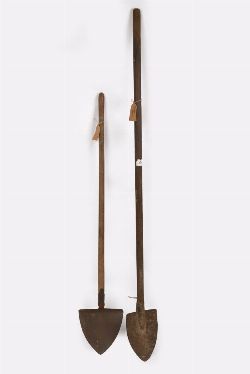 TWO ANTIQUE SHOVELS