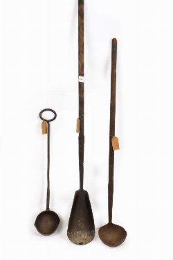 3 ANTIQUE BLACKSMITH'S TOOLS