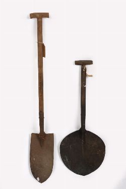 2 ANTIQUE SHOVELS