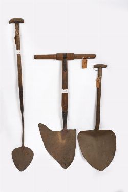 3 ANTIQUE SHOVELS