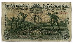 IRISH PLOUGHMEN ONE POUND NOTE, 1937