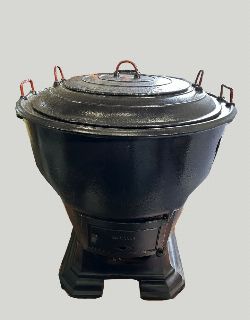 ANTIQUE POT BELLY STOVE