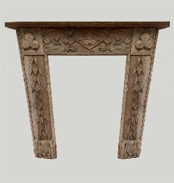 PINE FIREPLACE SURROUND
