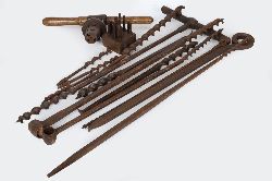 COLLECTION OF ANTIQUE DRILLS