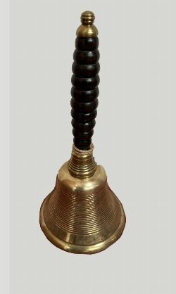 VICTORIAN BRASS HAND BELL