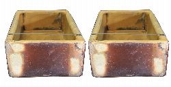 PAIR OF EARLY 20TH-CENTURY TERRACOTTA TROUGHS