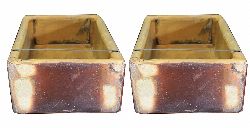 PAIR OF EARLY 20TH-CENTURY TERRACOTTA TROUGHS