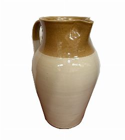 GLAZED STONEWARE VICTORIAN HARVEST JUG