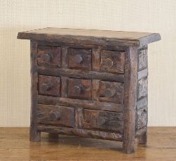PRIMITIVE DRIFTWOOD KITCHEN CHEST