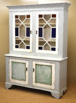 19TH-CENTURY PINE KITCHEN CABINET