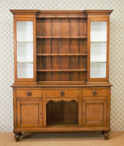 19TH-CENTURY OAK KITCHEN DRESSER