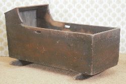 GEORGIAN PERIOD PINE CHILD'S CRADLE