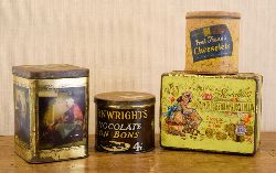 COLLECTION OF 4 ADVERTISING TINS