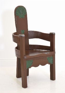 19TH-CENTURY IRISH HEDGE CHAIR