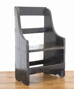 GEORGIAN PINE CHILD'S CHAIR