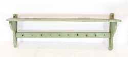 19TH-CENTURY PINE KITCHEN WALL SHELF