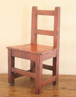 19TH-CENTURY KITCHEN CHAIR