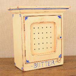 PAINTED PINE KITCHEN FOOD CABINET
