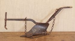 19TH-CENTURY MINIATURE MODEL OF A HORSE PLOUGH