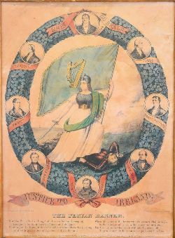 ERIN GO BRAGH - THE FENIAN BANNER POSTER