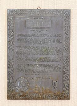 POBLACHT NA HÃ‰IREANN WALL-MOUNTED PLAQUE