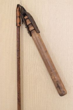 19TH-CENTURY FLAX BEATER