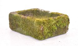 18TH-CENTURY IRISH STONE ANIMAL DRINKING TROUGH