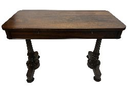 WILLIAM IV ROSEWOOD WRITING TABLE