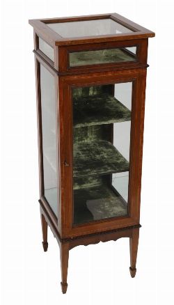 EDWARDIAN BIJOU DISPLAY CABINET