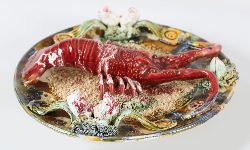 MAJOLICA LOBSTER PLATE