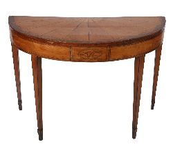 18TH-CENTUY SATINWOOD GAMES TABLE