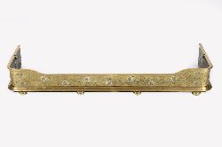 19TH-CENTURY BRASS FIRE FENDER