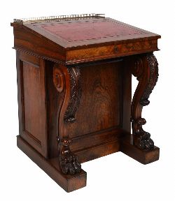 IRISH REGENCY ROSEWOOD DAVENPORT