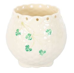 BELLEEK BASKET WEAVE BOWL