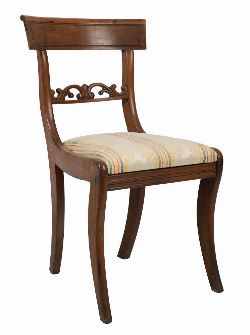 19TH-CENTURY REGENCY SIDE CHAIR